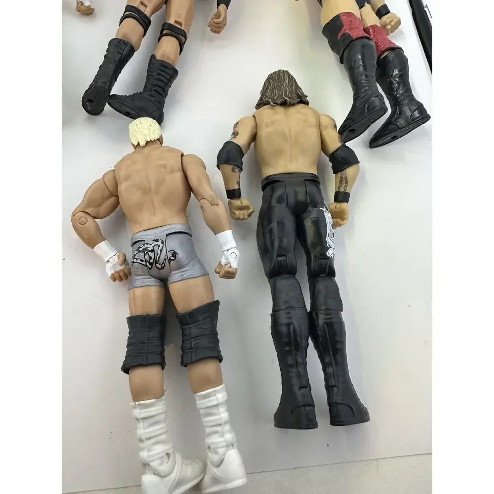 6 WWE WWF Wrestling Action Figures Pacific Matt Hardy Drew John Morrison Dolph